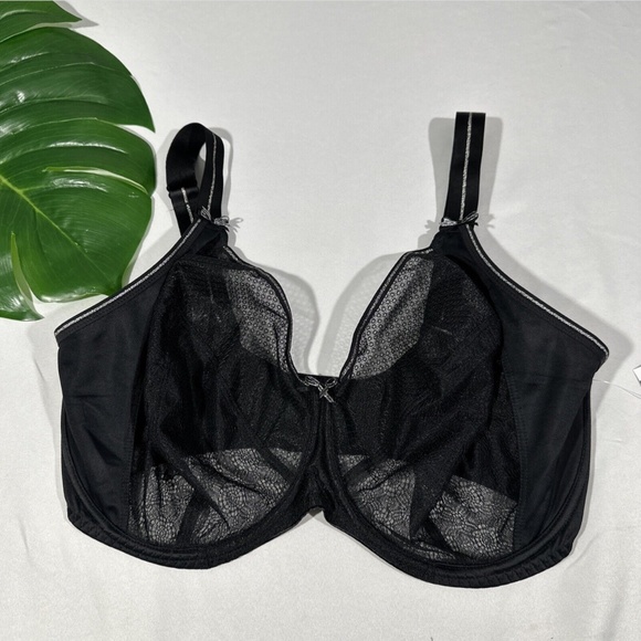 NEW Freya [ 36K US ] Hero Underwired‎ Side Support Plunge Bra in Black - Picture 3 of 11